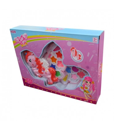 ست اسباب بازی لوازم آرایشی اسب پونی