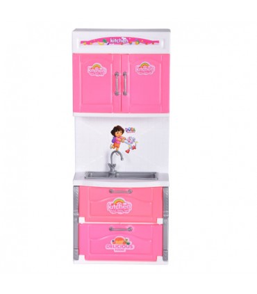ست اسباب بازی دخترانه آشپزخانه سینک ظرفشویی