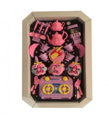 ست اسباب بازی دخترانه وسایل آشپزی مدل گیسو