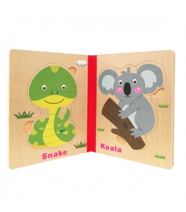 بازی آموزشی پازل حیوانات جنگل