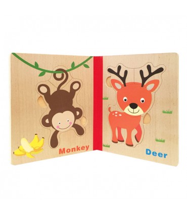 بازی آموزشی پازل حیوانات جنگل