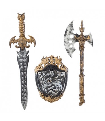 اسباب بازی  پسرانه جنگی شمشیر و تبر