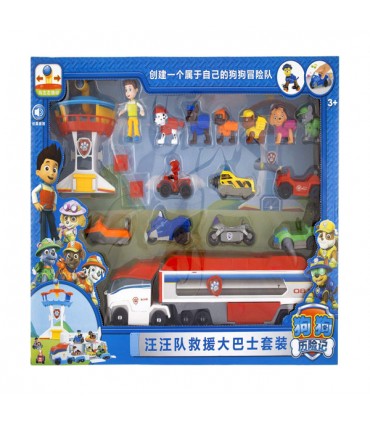 ماشین بازی کامیون سگهای نگهبان  - 17 عددی