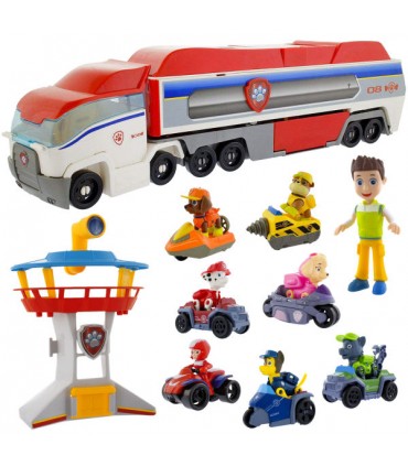 ماشین بازی پسرانه کامیون سگهای نگهبان  - 17 عددی