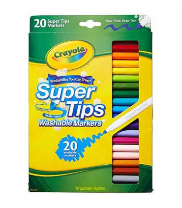 ماژیک های 20 عددی قابل شستشوی کرایولا