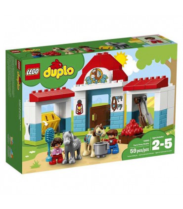 لگو اسطبل اسب پونی سری دوپلو