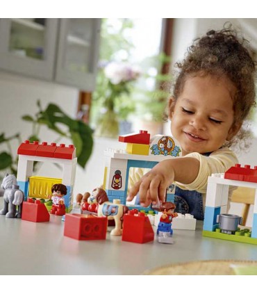 لگو اسطبل اسب پونی سری دوپلو