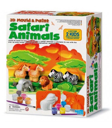 کیت ساخت مجسمه (حیوانات سافاری)