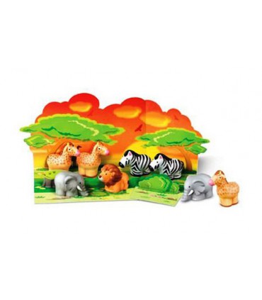 کیت ساخت مجسمه (حیوانات سافاری)