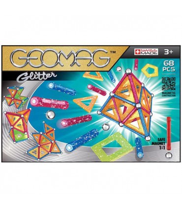 هزار سازه های مگنتی - مدل 68 قطعه Glitter