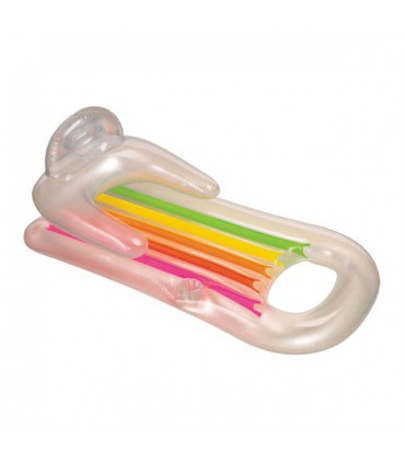 تشک آبی پشتی دار