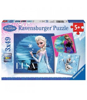 پازل سه تایی کارتون Frozen