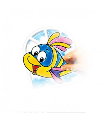 شیشه رنگی استیکری