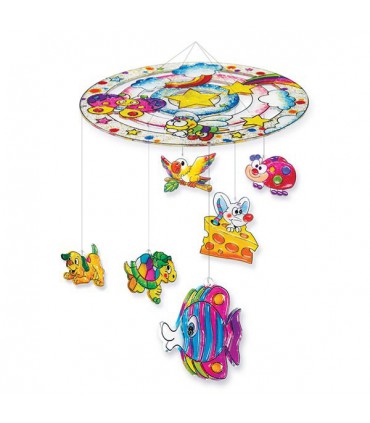 شیشه رنگی کیت قالبی