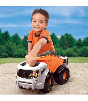 کامیون و بیل نارنجی