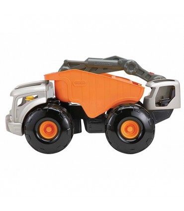 کامیون و بیل نارنجی