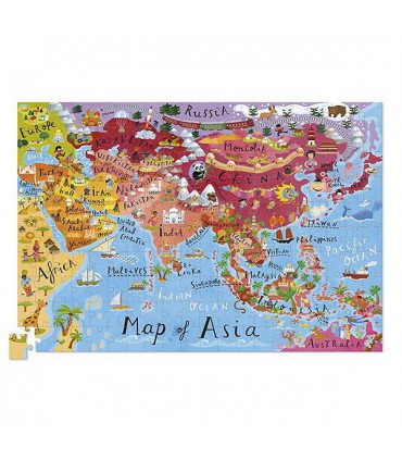 پازل قاره آسیا