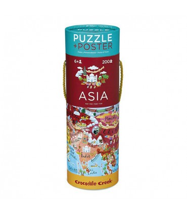 پازل قاره آسیا