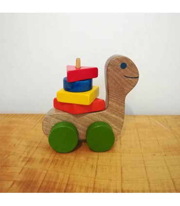 لاک پشت اشکال چوبی