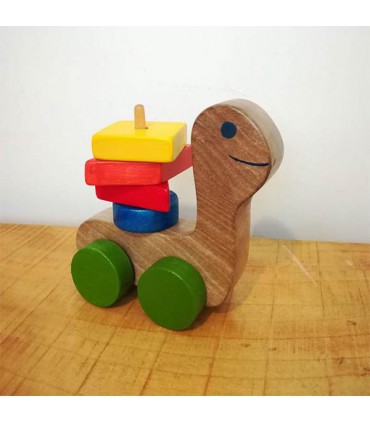 لاک پشت اشکال چوبی