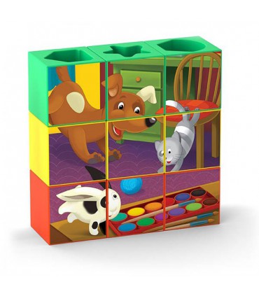 بازی پازل مکعبی اشکال