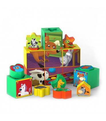 بازی پازل مکعبی اشکال