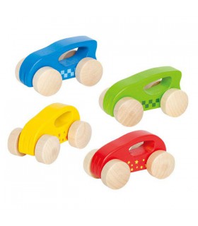 ماشین بازی کوچک چوبی