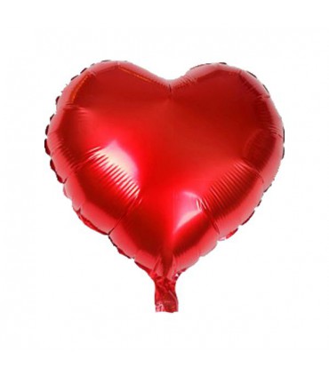 بادکنک فویلی قلبی قرمز