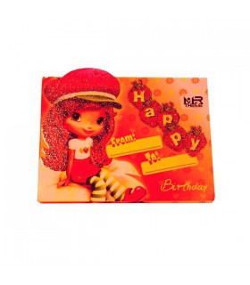 کارت دعوت دختر توت فرنگی