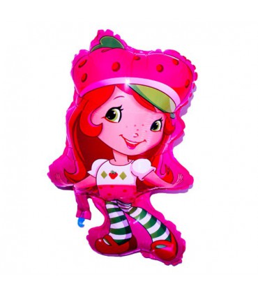 بادکنک فویلی دختر توت فرنگی