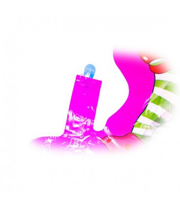 بادکنک فویلی دختر توت فرنگی