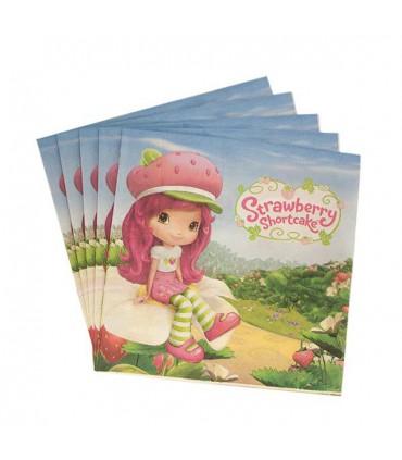 دستمال سفره دختر توت فرنگی