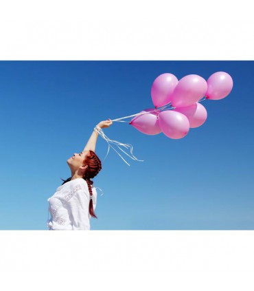 بادکنک صورتی 5 عددی