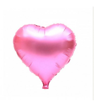 بادکنک فویلی قلبی صورتی