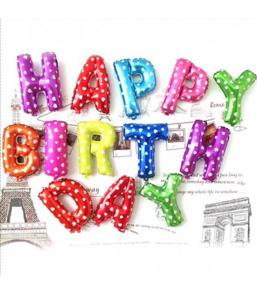 بادکنک فویلی Happy Birthday