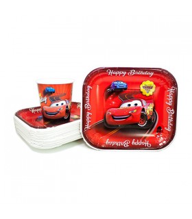 بشقاب و لیوان ماشین ها (مک کوئین)