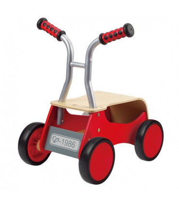 چهار چرخ بی پدال چوبی