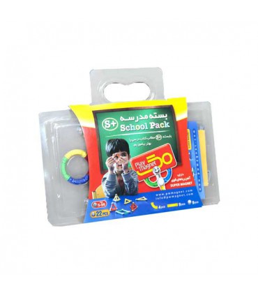 بازی مگنت 22 قطعه- school pack
