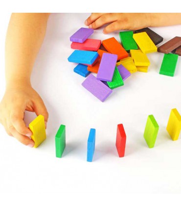 دومینو 100 قطعه چوبی