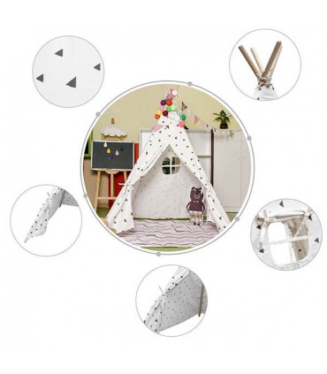 چادر بازی سرخپوستی (طرح مثلث)