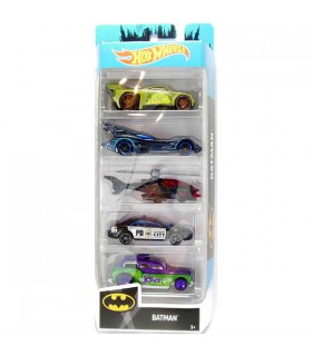 پک 5 تایی ماشینهای HOT WHEELS مدل BATMAN