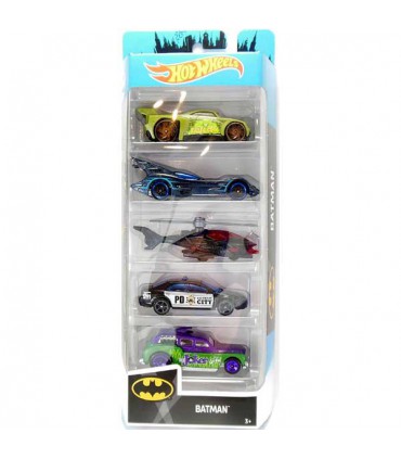 پک 5 تایی ماشین‌های HOT WHEELS مدل BATMAN