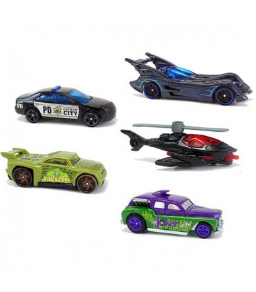 پک 5 تایی ماشین‌های HOT WHEELS مدل BATMAN