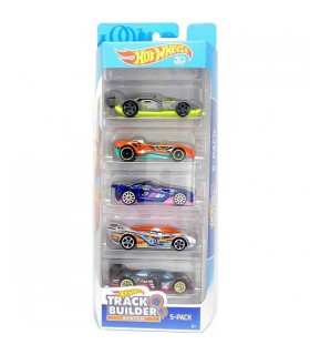 پک 5 تایی ماشینهای HOT WHEELS مدل TRACK BULLDER