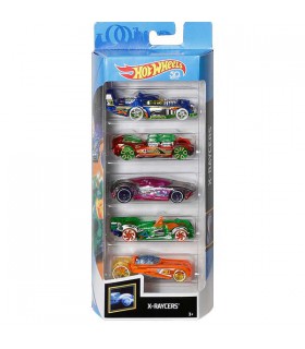 پک 5 تایی ماشینهای HOT WHEELS مدل X-RACERS