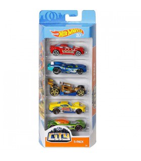 پک 5 تایی ماشینهای HOT WHEELS مدل CITY