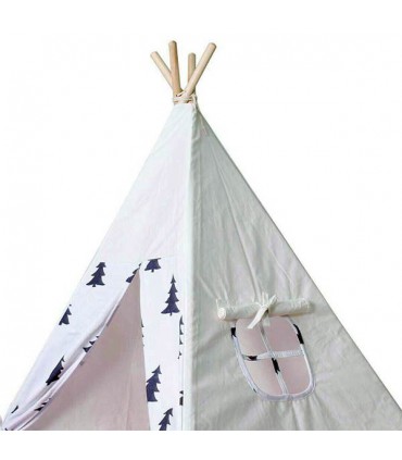 چادر بازی سرخپوستی (طرح درخت کاج)