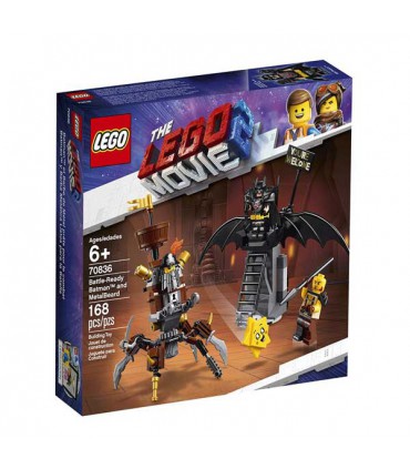 لگو مدل آماده مبارزه بتمن و متال برد سری لگو  (70836)