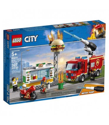 لگو مدل آتش سوزی در برگر بار سری سیتی (60214)