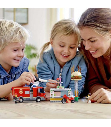 لگو مدل آتش سوزی در برگر بار سری سیتی (60214)